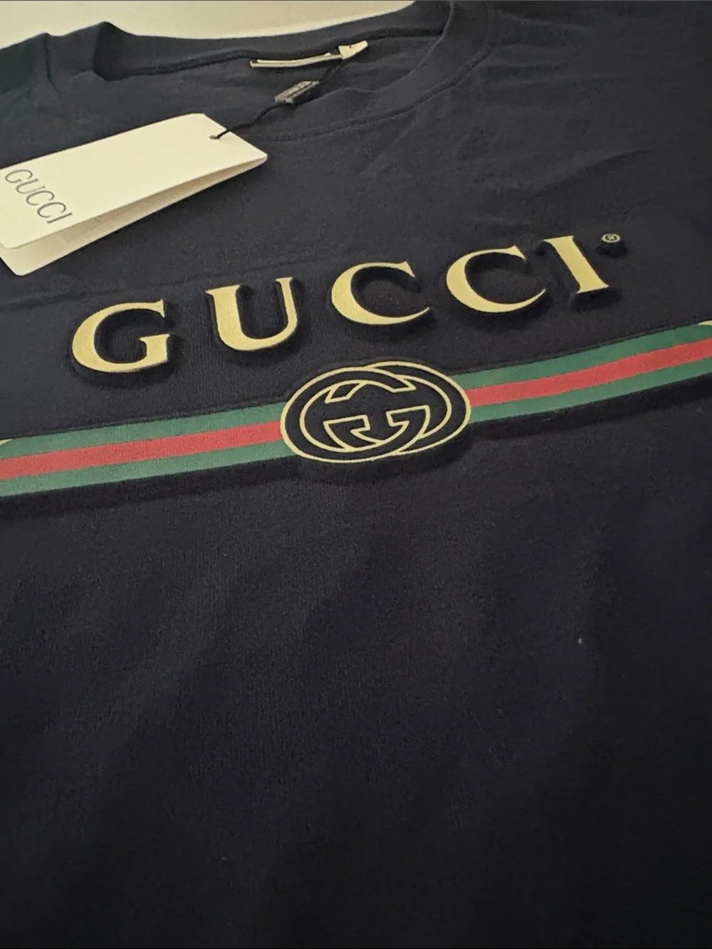 Gucci authentic navy